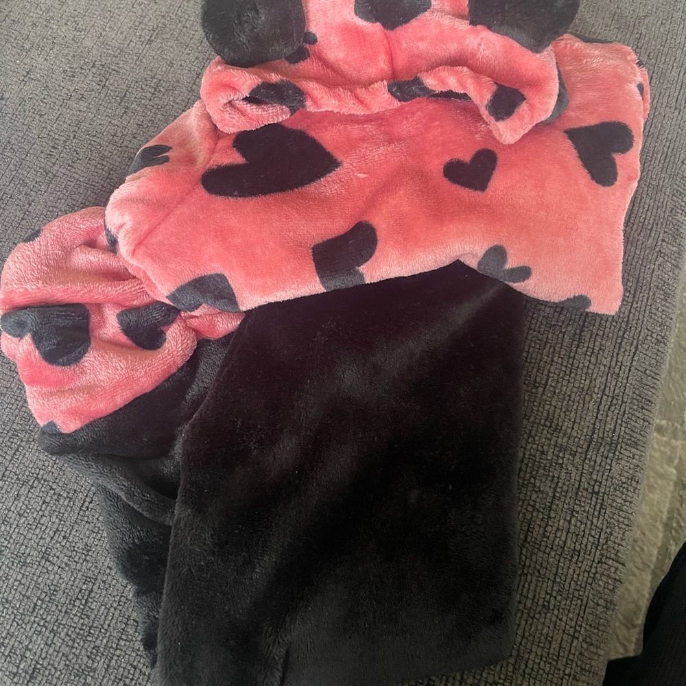 Cozy Black and Pink matching set